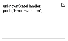Unknown state handler usage
