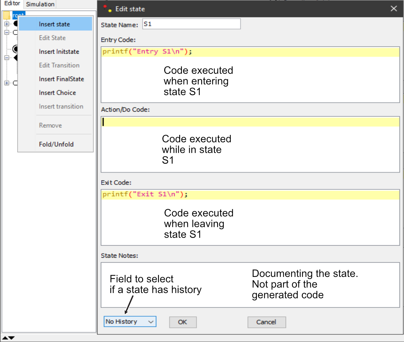 Create/Edit a state