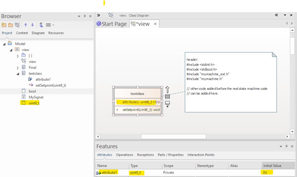 Classes have attributes and operations